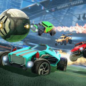 rocket league game screen