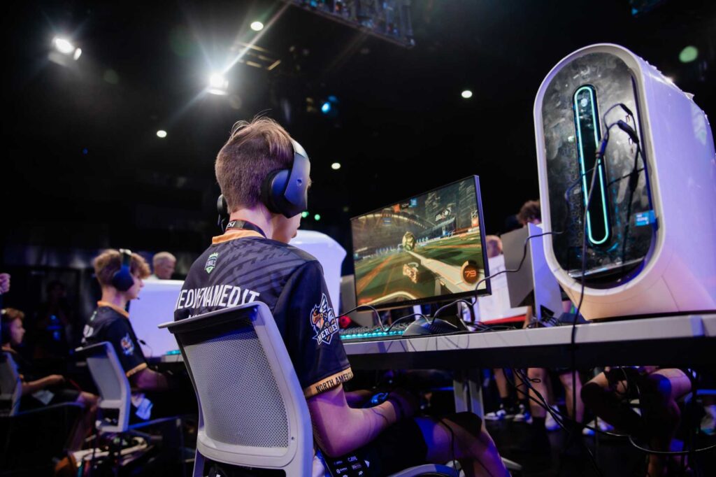 xp league player engaging in safe online gaming tournament